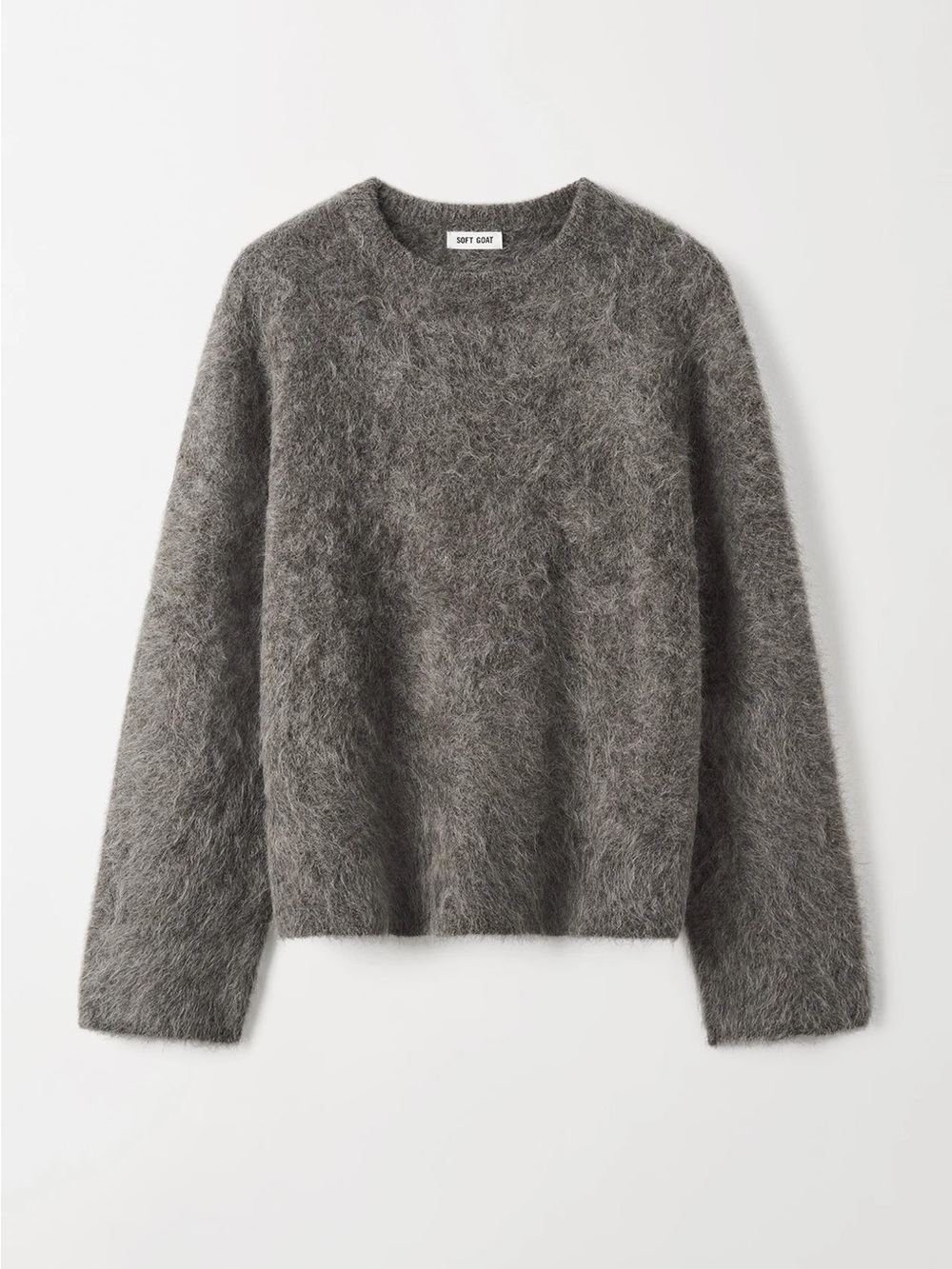 Soft Goat alpaca blend crew neck sweater